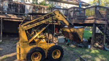 1970 skid steer|1970s ford 340 skid steer.